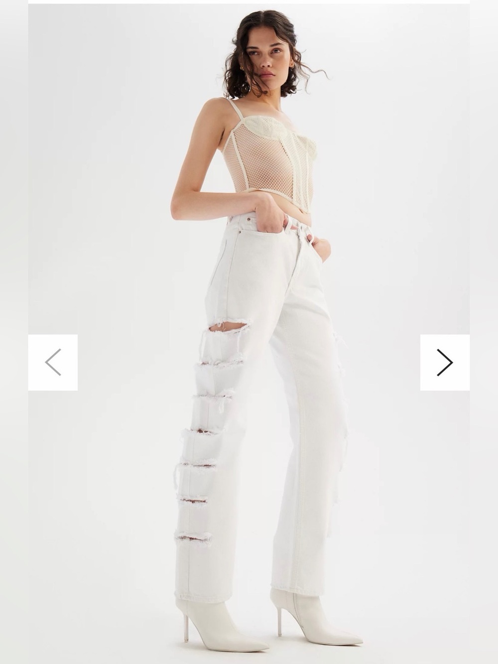 New urban outfitters white jeans